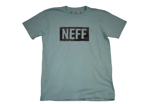 Neff Mens Pastel Blue T Shirt New M