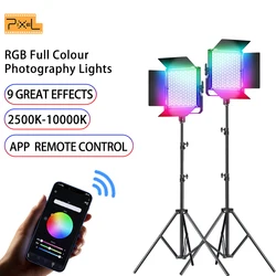 Pixel K80 RGB LED Photo Studio Light with APP Control Video Panel Light for Studio Gaming Streaming YouTube Film Recording