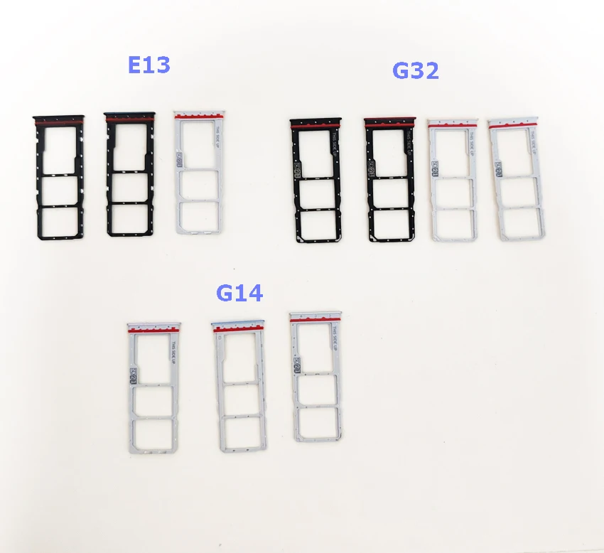 Sim Card Slot Tray, Card Reader, Socket Port, Peças de reposição, Motorola Moto G04, G14, G22, G32, Novo