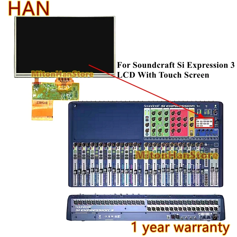 

Новый ЖК-дисплей с сенсорной панелью и стеклянным экраном для Soundcraft Si Expression 3