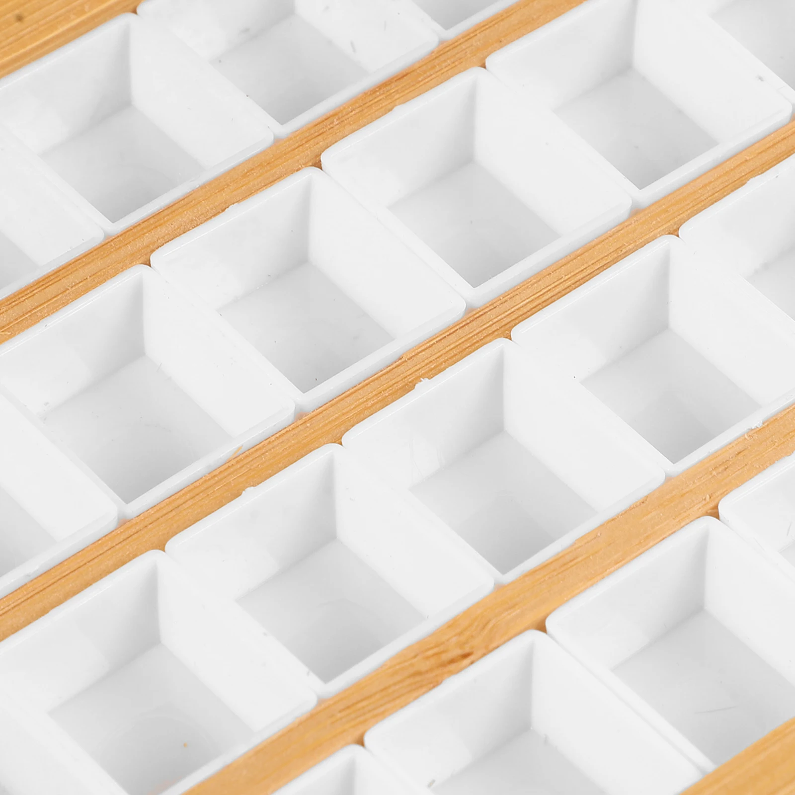 

1 Set Plastic Watercolor Pigment Box Art Drawing Color Mixing Case Durable Storage Container For Artists Students Kids Painting