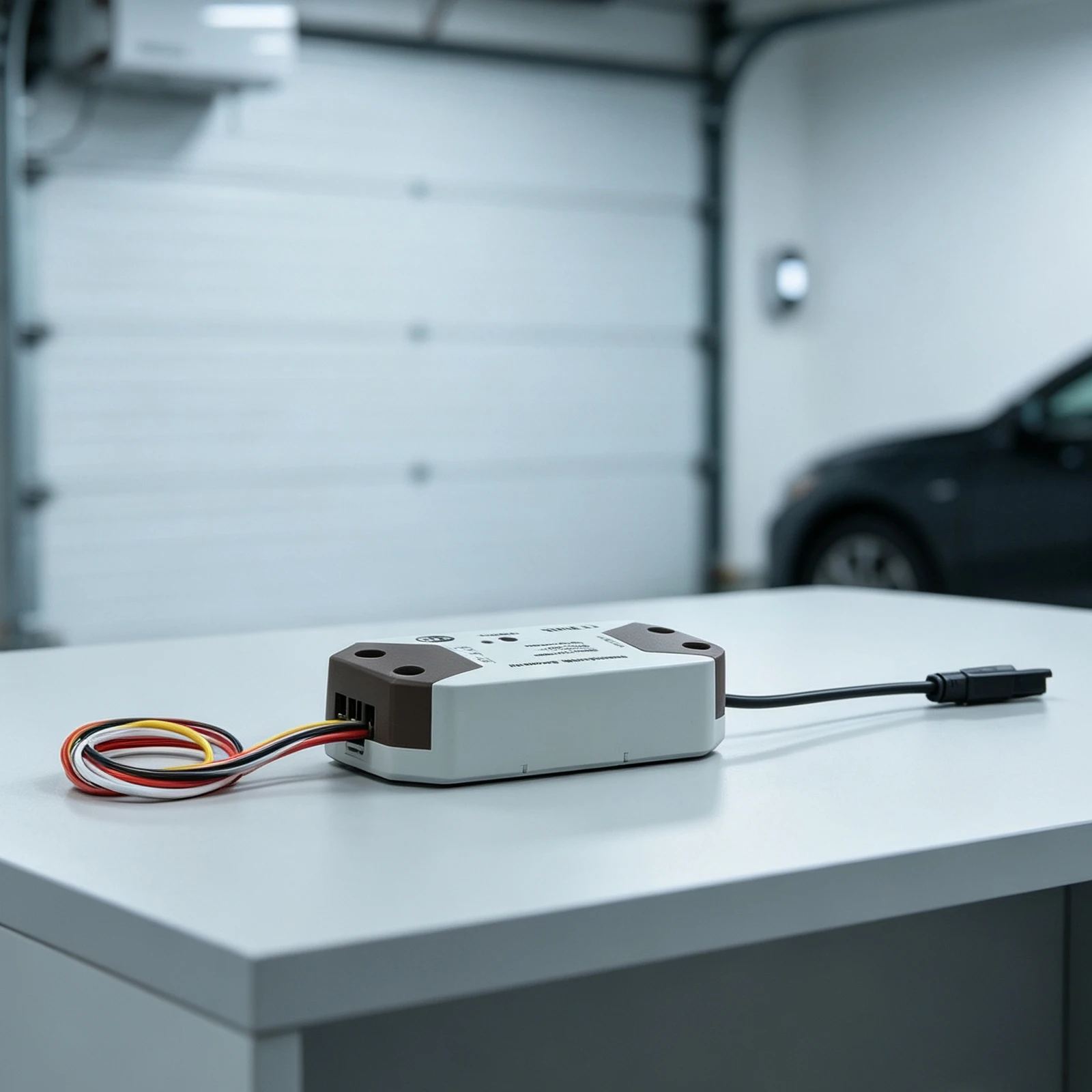 For TUYA Compatible for Smart Garage Door Opener Controller 12V 24V with Magnetic Sensor Supports Voice Control and Remote