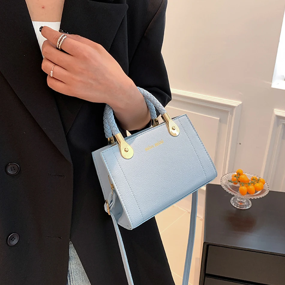 

Универсальная и минималистичная сумка через плечо, модная сумка из искусственной кожи для женщин, дорожная сумка, модная сумка через плечо, женская сумка