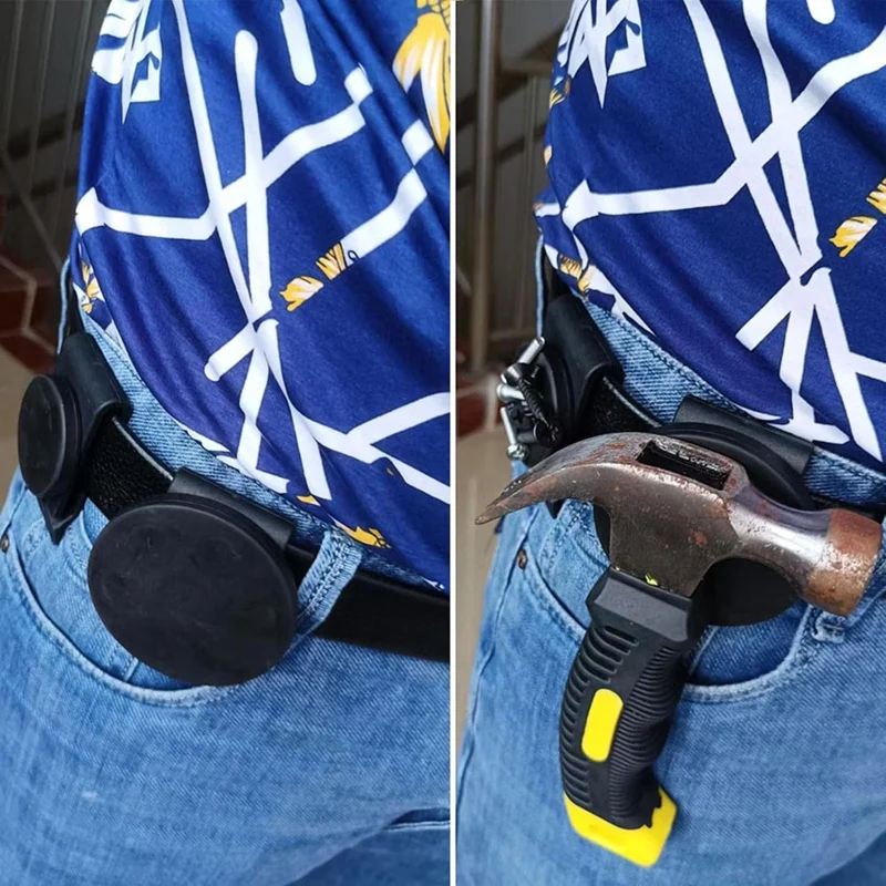 

Magnetic Belt Buckle Belt Magnetic Clips Heavy Duty Magnetic Tool Holder Black Magnet Belt