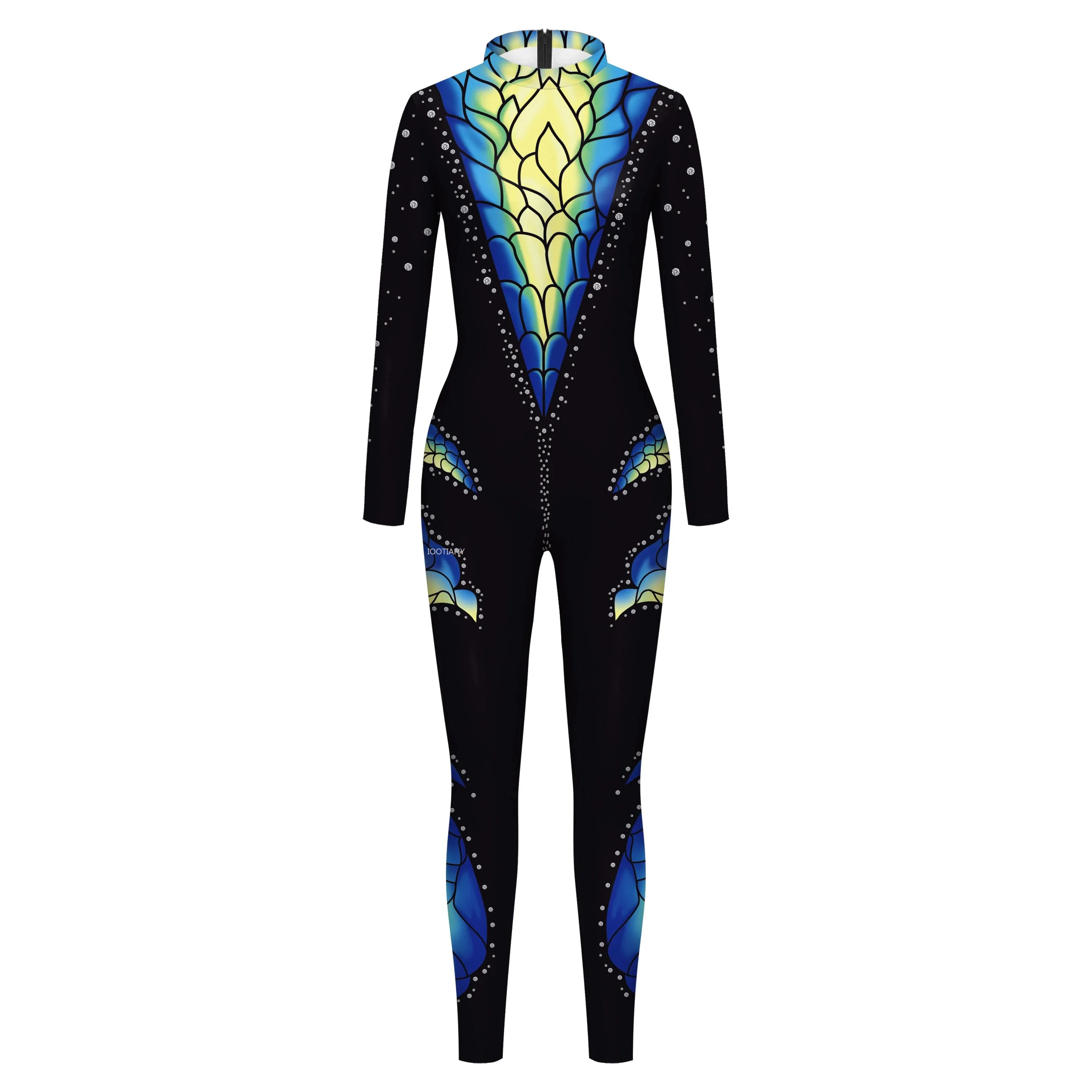 2024 Halloween Cosplay sirena 3D stampa Spandex Costume Zentai donne tute Sexy tuta fantasia tuta Unisex Catsuit