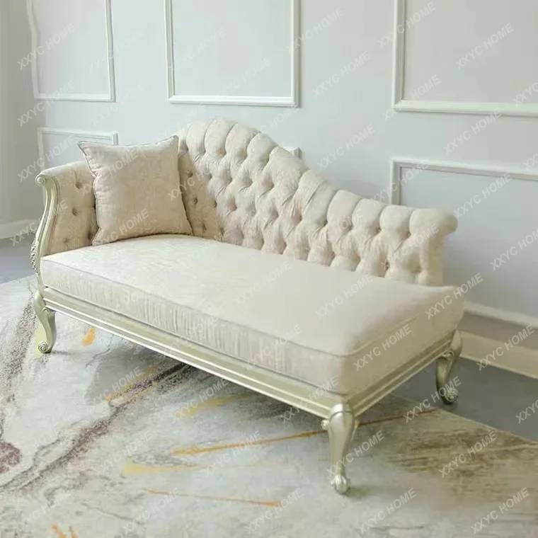 

L neoclassical full-fledged couch concubine chair fabric couch