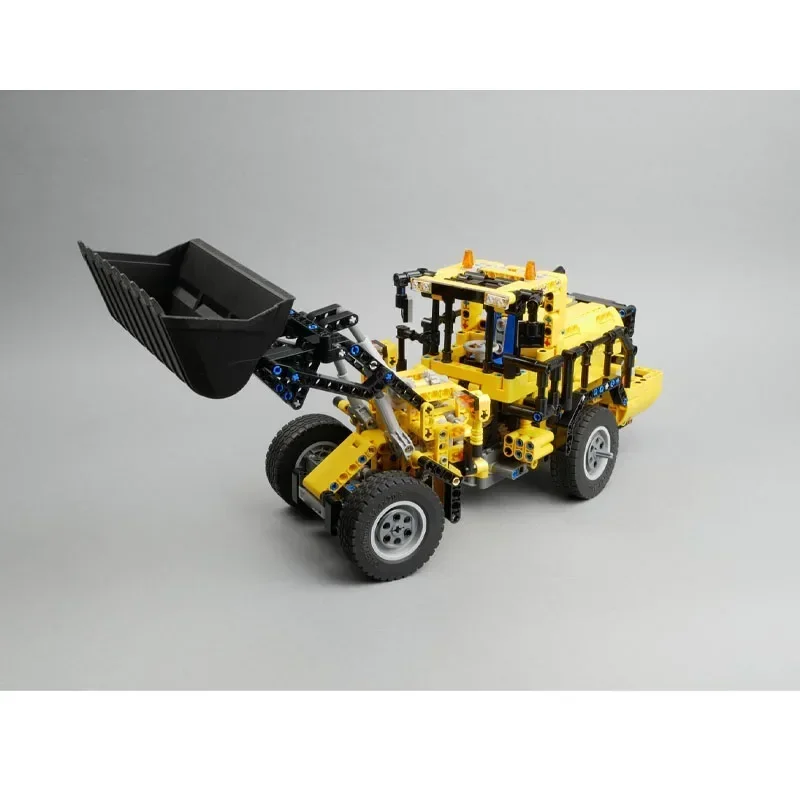 Cuillère à soupe urbaine MOC-38914 Bâtiment Ebimporter nuits Modèle Chargeur sur pneus jaune Excavator1079 Pièces Adulte Enfants Anniversaire Jouet Cadeau