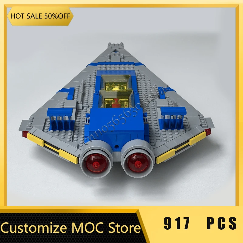 917 PCS Moc Personalizza 928 Astronave di Lusso Veicolo Spaziale Modello Blocco Personalizzato Educativo Creativo Assemblaggio Per Bambini Regali A Sorpresa