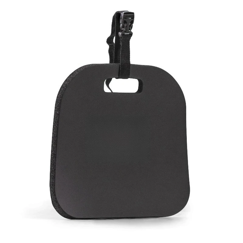 Soft Foam Stadium Seat Cushion, 0.8 inch Thick, Black, Unisex
