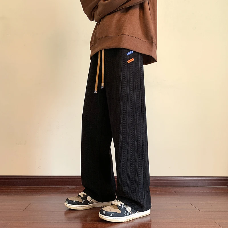 

KAPMENTS Korean Fashions Wide Leg Joggers 2023 New In Pants Japanese Style Sweatpants Casual Straight Harajuku Harem Pants