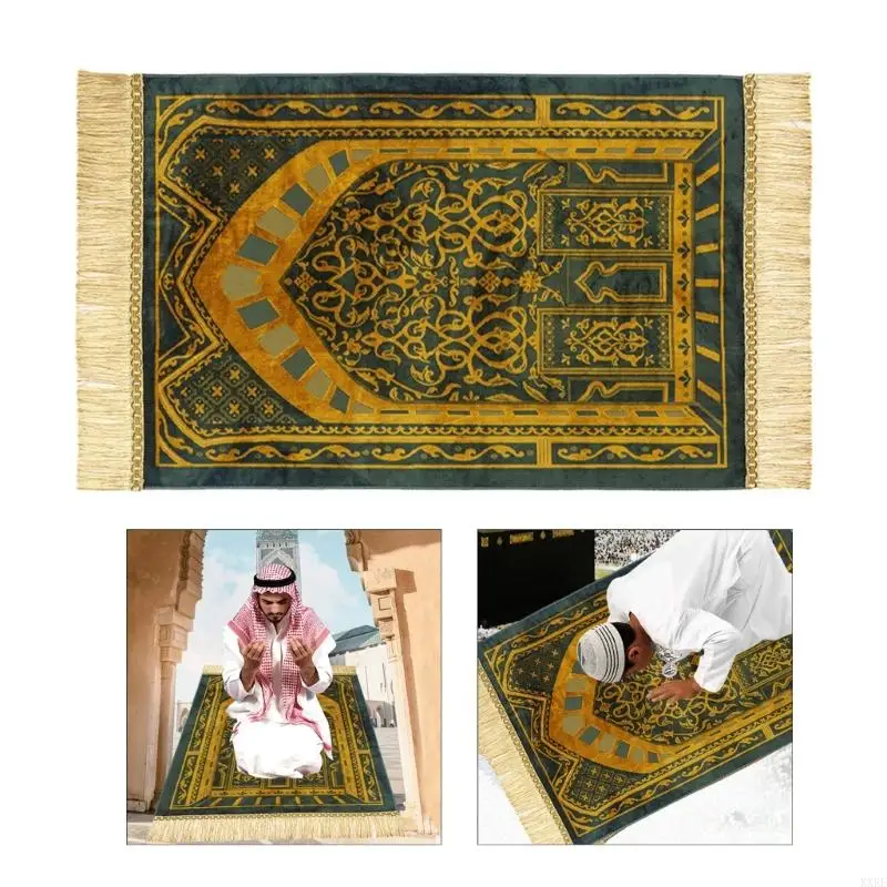 مسلمون الإسلاميون غير الإسلاميون الحصير الصلاة الناعمة سجاد صلاة السفر المحمولة