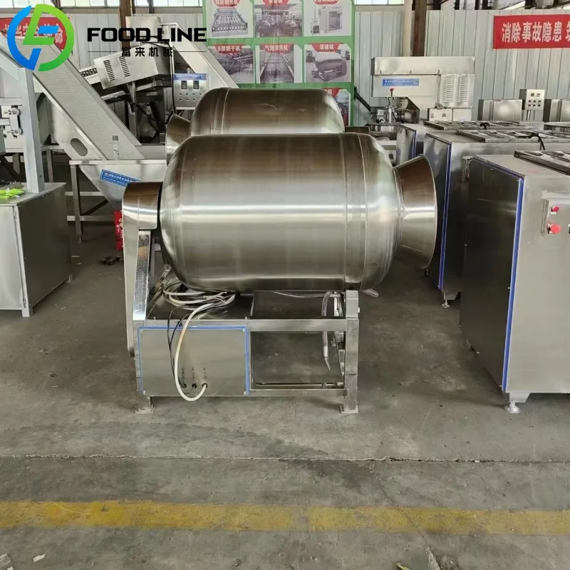 High Quality Vacuum Beef Tumbler Machine with Roll Kneading and Chicken Mixing Marinator for Hotels