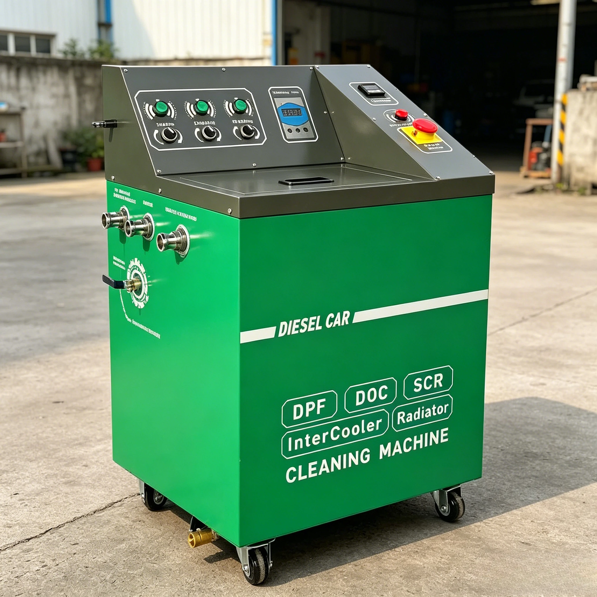 Customized High Pressure Steel Radiator Flush Equipment Diesel Particulate Filter SCR DOC DPF Cleaning Machine Low Temperature