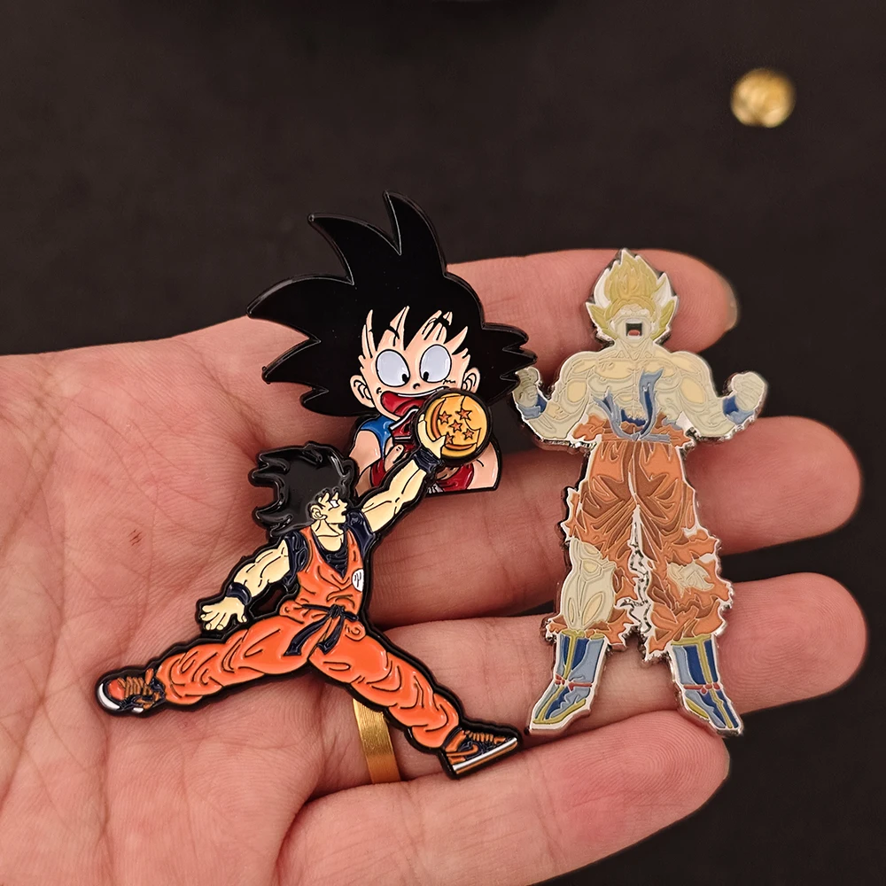 

Anime Dragon brooch, Muscle hero enamel brooch, passionate anime peripheral character badges, Halloween costume decorative badge