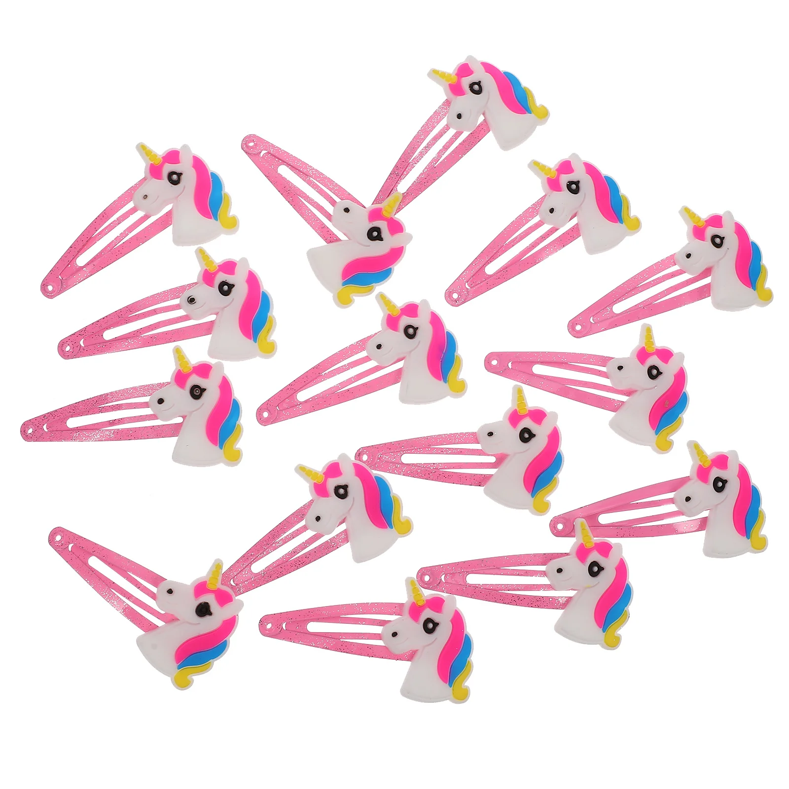 

15 шт., детский головной убор с единорогом, прочные украшения для волос для уникального стиля в толпах и особых случаев, детская заколка для волос с единорогом