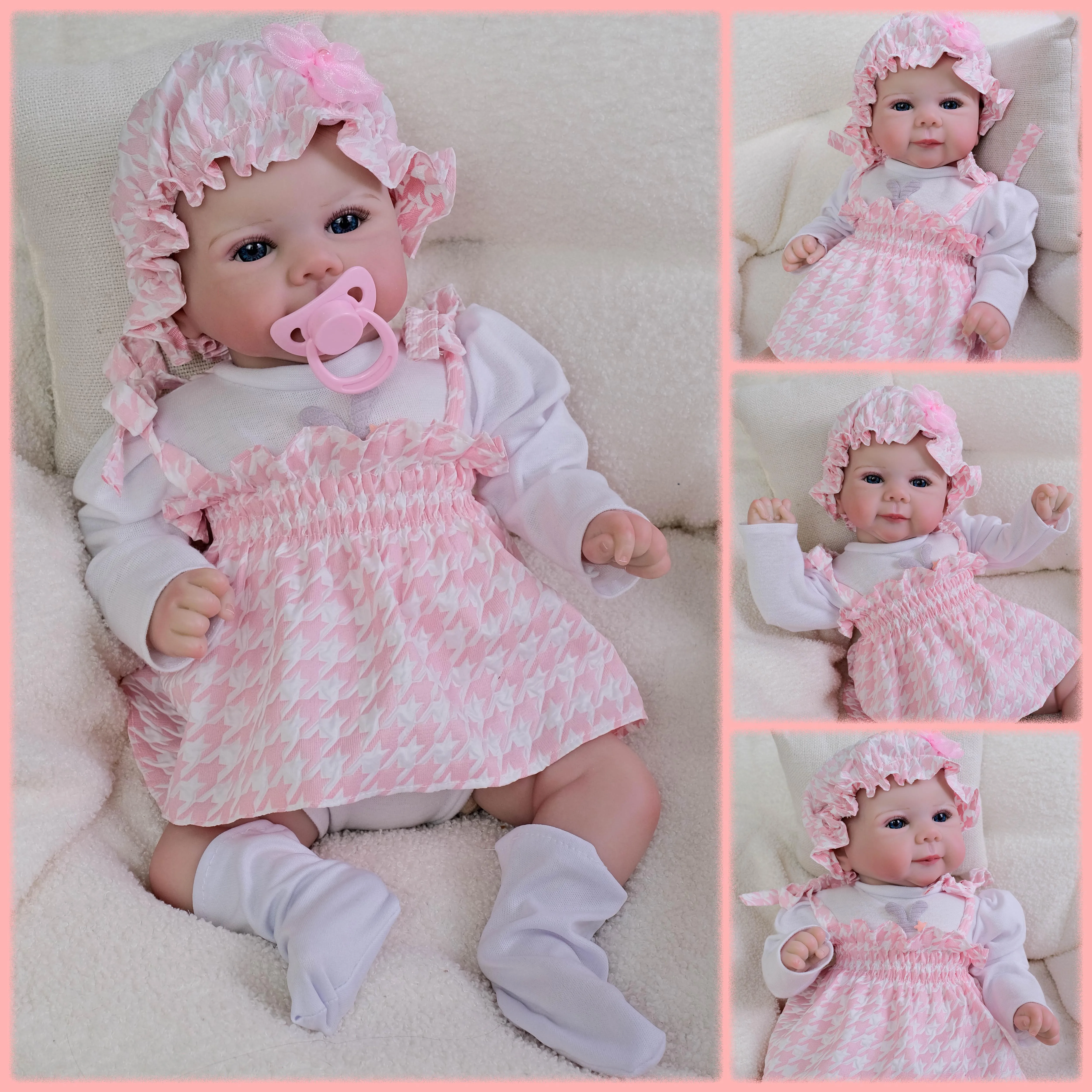 19 بوصة بيتي/جولييت/لولو كامل الفينيل الجسم رسمت الشعر نابض بالحياة تولد من جديد الطفل طبقات متعددة اللوحة ثلاثية الأبعاد الجلد مرئية الأوردة