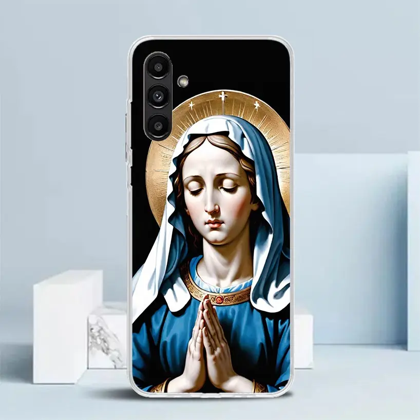 Virgin De Guadalupe Virgen Mary Phone Case For Samsung Galaxy A55 A54 A52 A53 A15 A14 A12 A13 A25 A24 A22 A23 A35 A34 A32 A33 A0