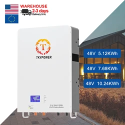 Solar Energy 5KW 10kw LifePO4 Battery 48V 100Ah powerwall Lithium ion Rechargeable Battery Pack