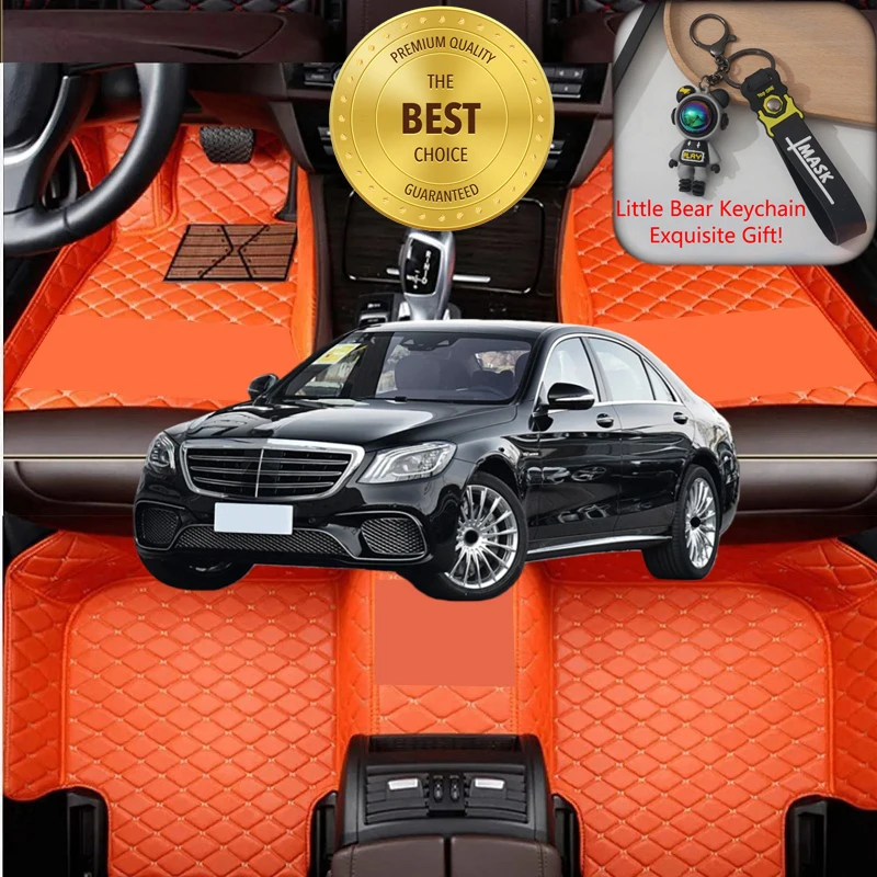 

Подходит для Mercedes-Benz S-Class AMG Saloon 2000-2026, автомобильные коврики, автомобильные аксессуары, автомобильные коврики, левый/правый руль