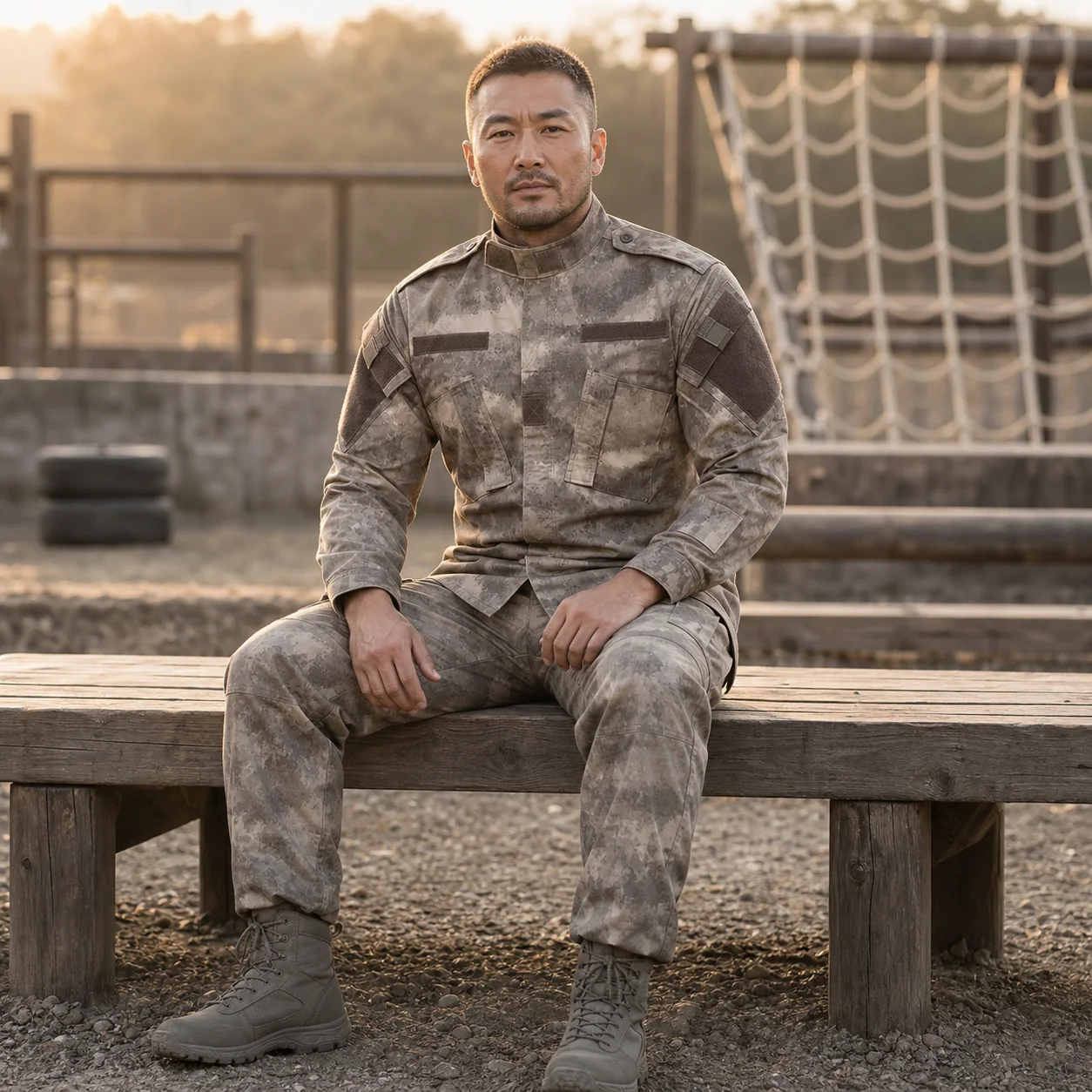 22 Colors Tactical Tom ACU Camo Special Warfare Edition Second Generation Set, Field Training Combat Anti Tear Equipment Suit