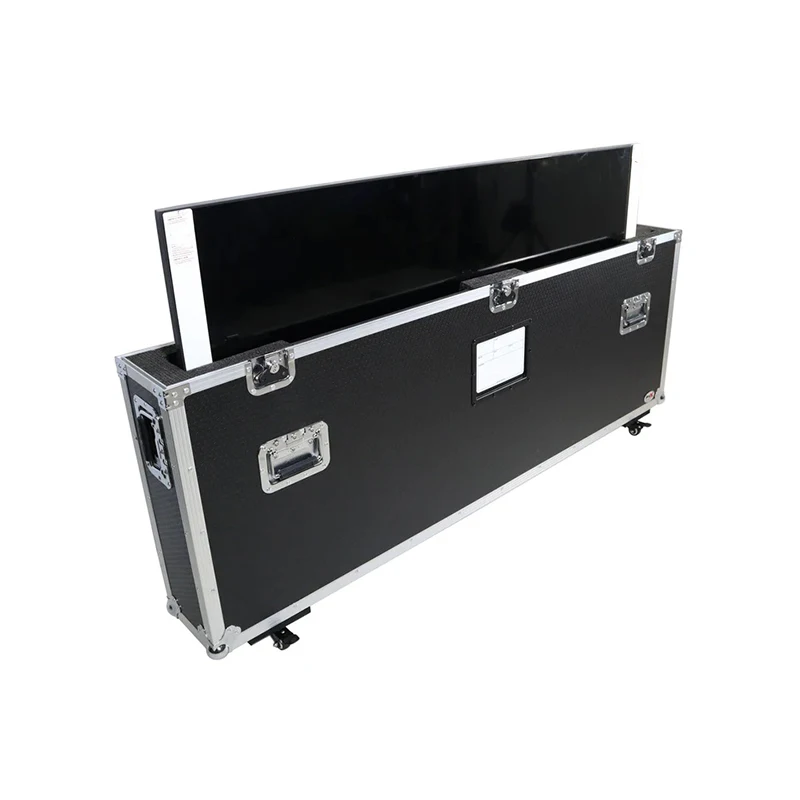 55"-65" Universal LCD/LED/Plasma TV Flightcase mit 4" Rädern