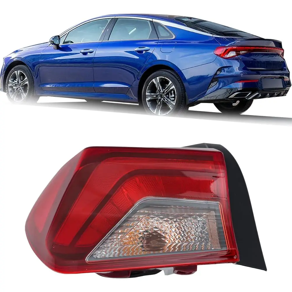 

Driver Side Outer Tail Light Replacement or KIA K5 EX LX LXS 2021-2024 LH 92401-L3000