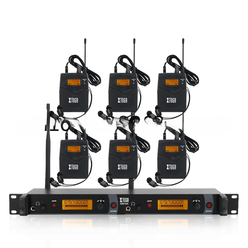 High Quality Wireless Stage In Ear Monitor Set With 6 Bodypack tktx tattoo cream