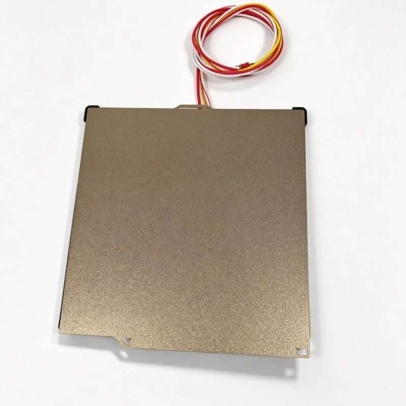 Funssor Elegoo Centauri Carbon 3D Printer 8mm Aluminum Bed Build Plate Silicone Heater Kit PEI Sheet For ELEGOO CC 3D Printer