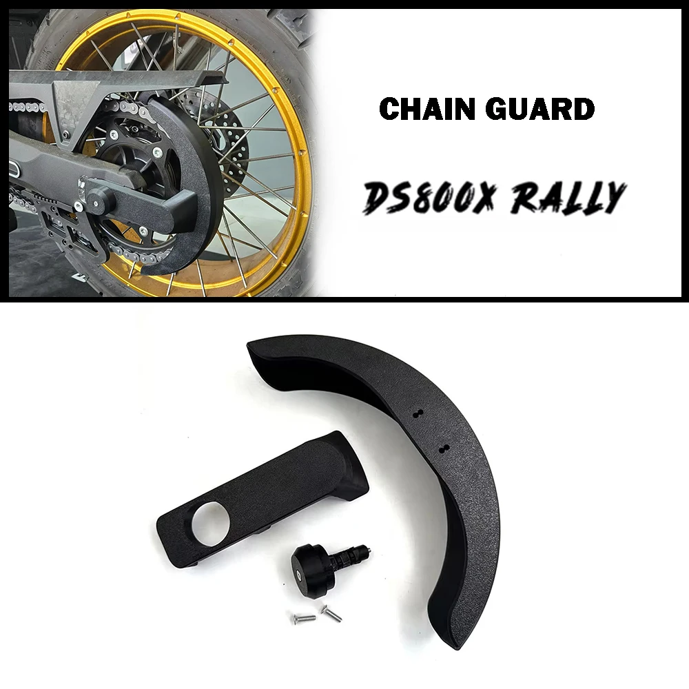 For VOGE DS800X Rally DSX800 Chain Guard 800DSX Anti-Splash Chain Guard Plate Motorcycle Chain Cover Rear Wheel Cleaning DS 800X