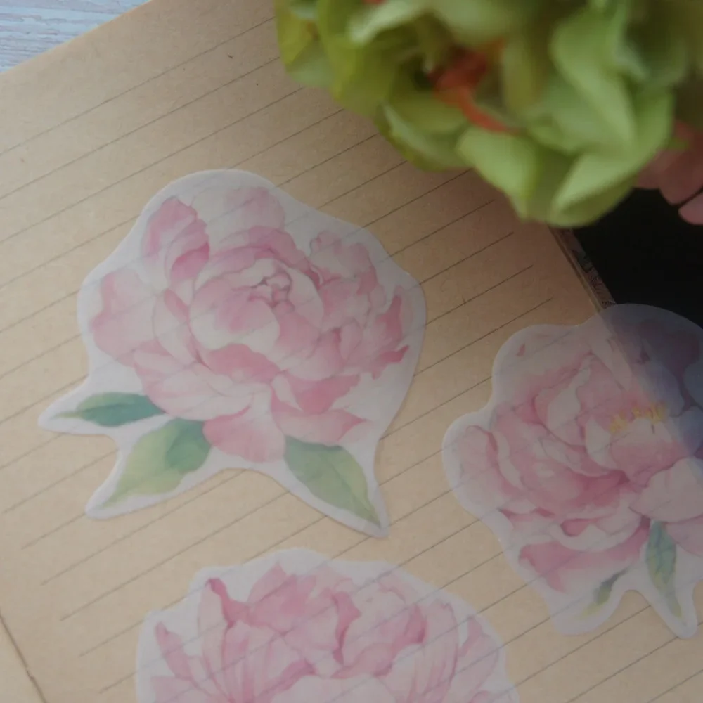 30pcs DIY Orchard Peony Design Paper As Creative Craft Paper Background Scrapbooking DIY Use