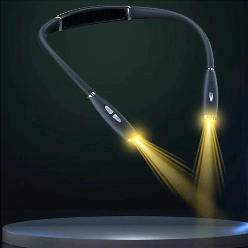 Lampada da lettura HLZS-Collo Luci da collo flessibili Lampada da lettura Illuminazione da libro ricaricabile USB portatile