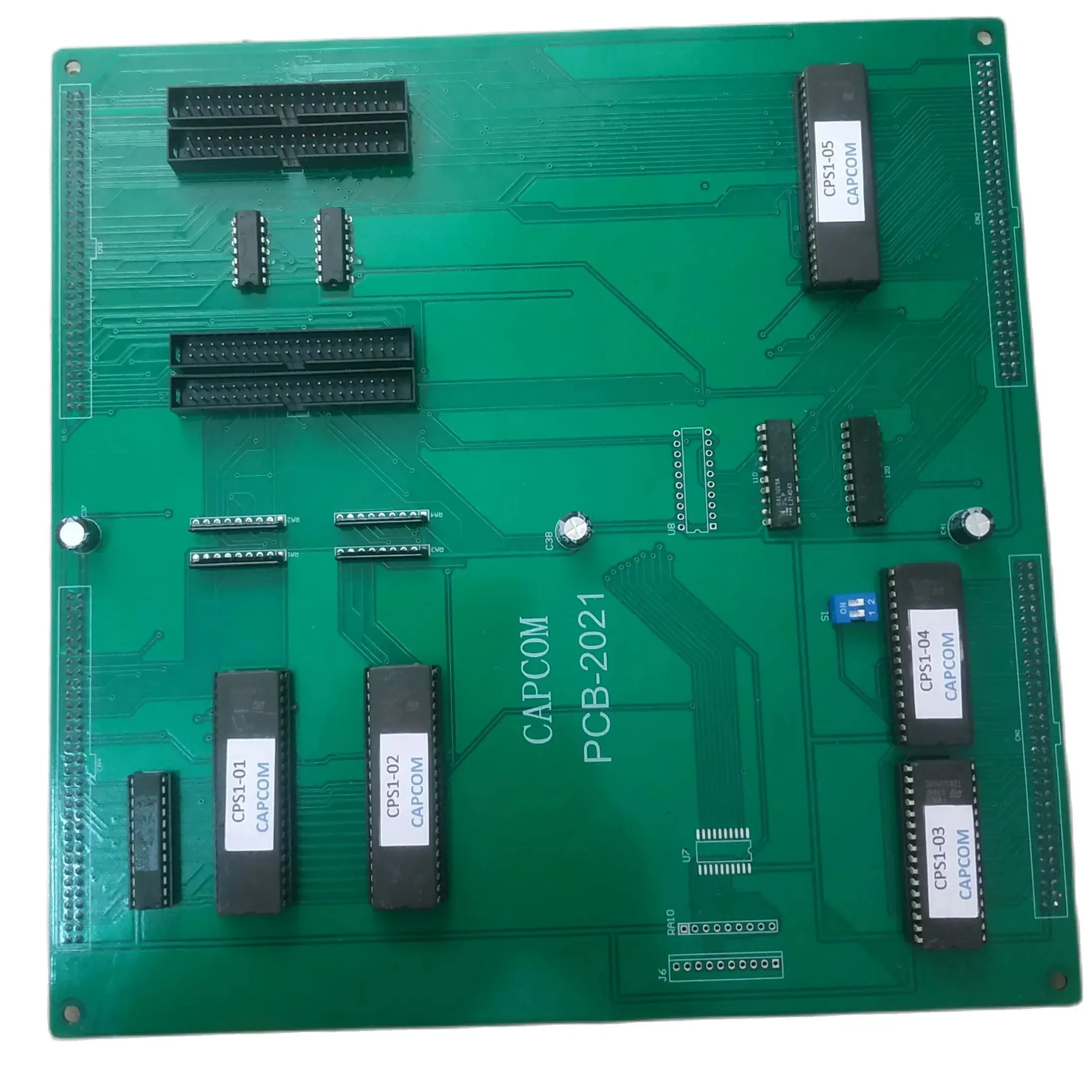 conversion-de-carte-cps1-b-jeu-d'arcade-copie-pcb-carte-rom-travail-parfait-sur-une-carte