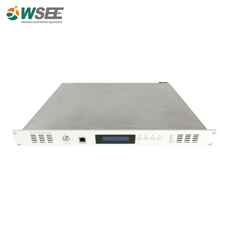 CATV External Modulated 100km Optical Fiber 1550nm  Transmitter