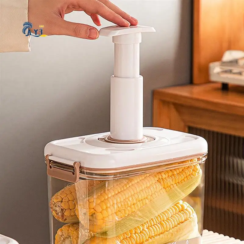 AY03-المطبخ عالية السعة حاوية تخزين المواد الغذائية صندوق حفظ الفراغ صندوق مختوم صندوق تخزين الحبوب المتنوعة