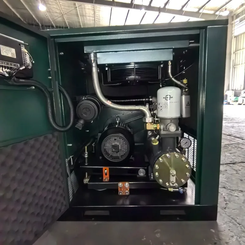 KAISHAN ضاغط هواء لولبي دوار صامت ثابت السرعة 7.5 كيلو وات للصناعة #3