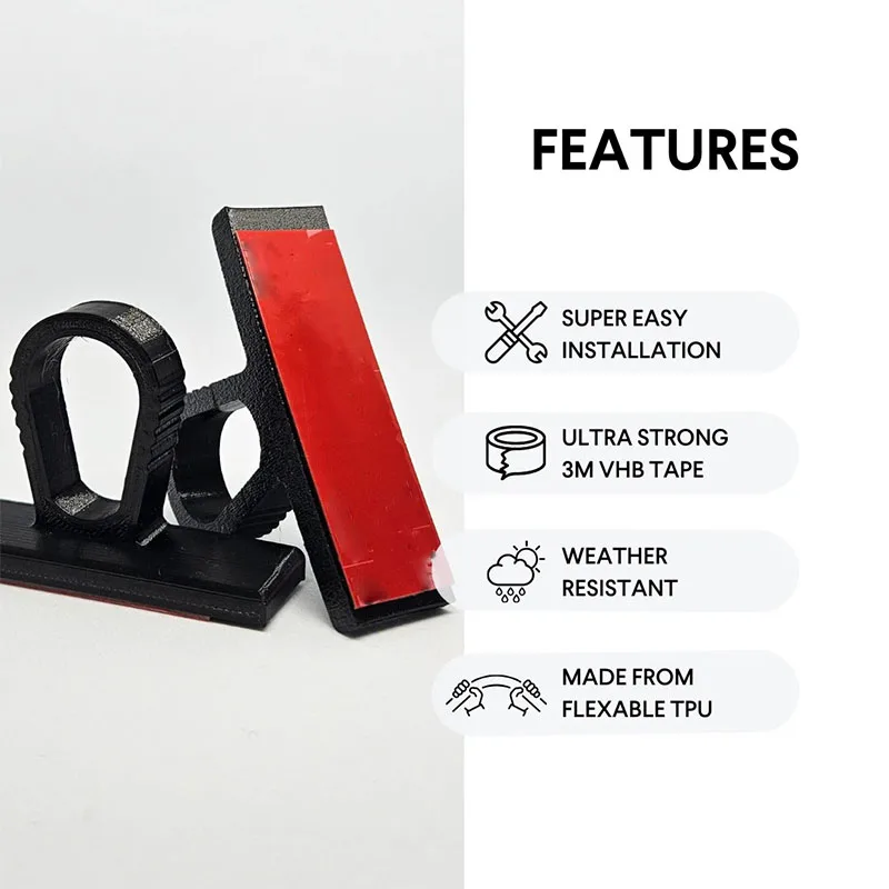 2PCS Number Plate Clips Holders Kits For Audi RS Grille Grills License Plate Car Exterior Accessories