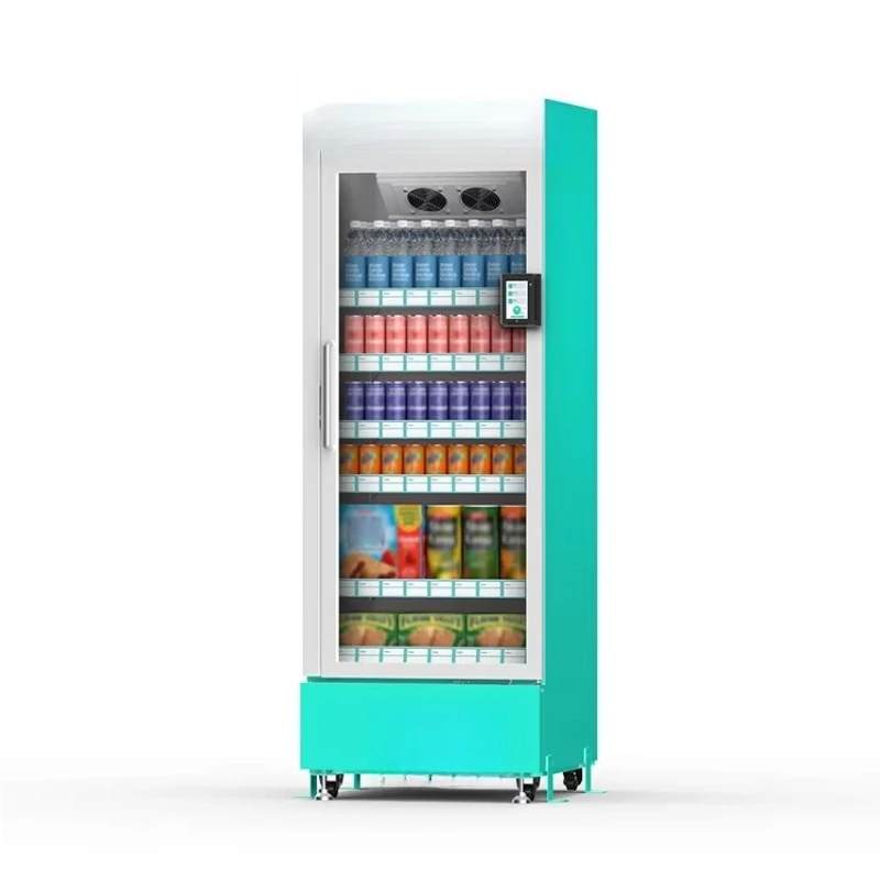 AI vending machines operate unattended retail snack and beverage card payments