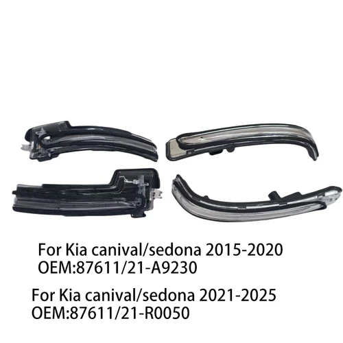 Para Kia canival/sedona 2015-2025 luz indicadora de giro para espejo retrovisor de coche OEM: 87611/21-A9230 87611/21-R0050