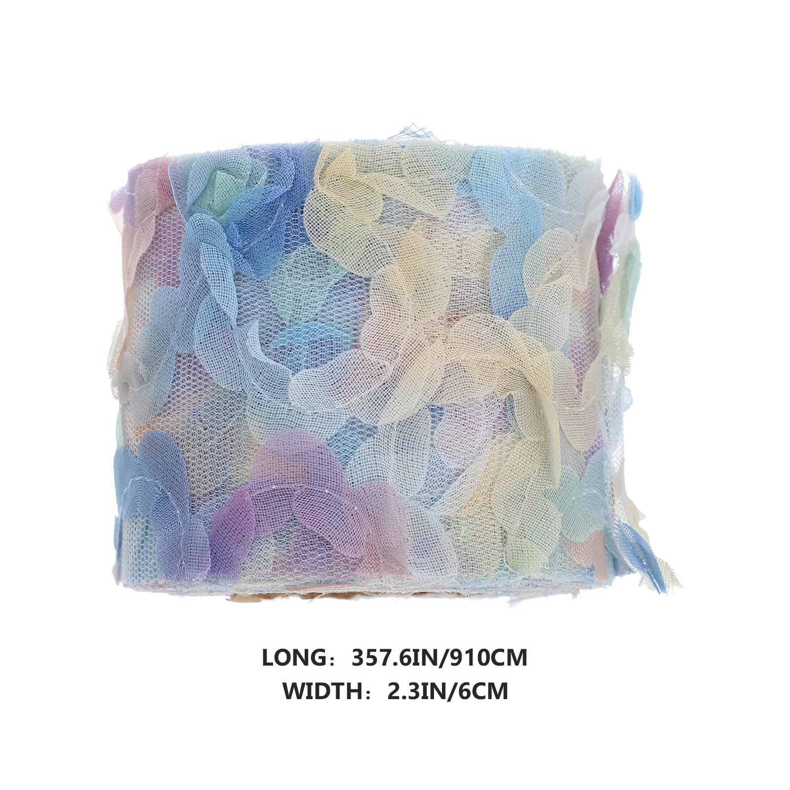 

1 Roll Floral Gauze Ribbon 15Mm X 3M Premium Polyester Silk Lightweight Diy Handmade Bowknot Hairpin Decorative Webbing