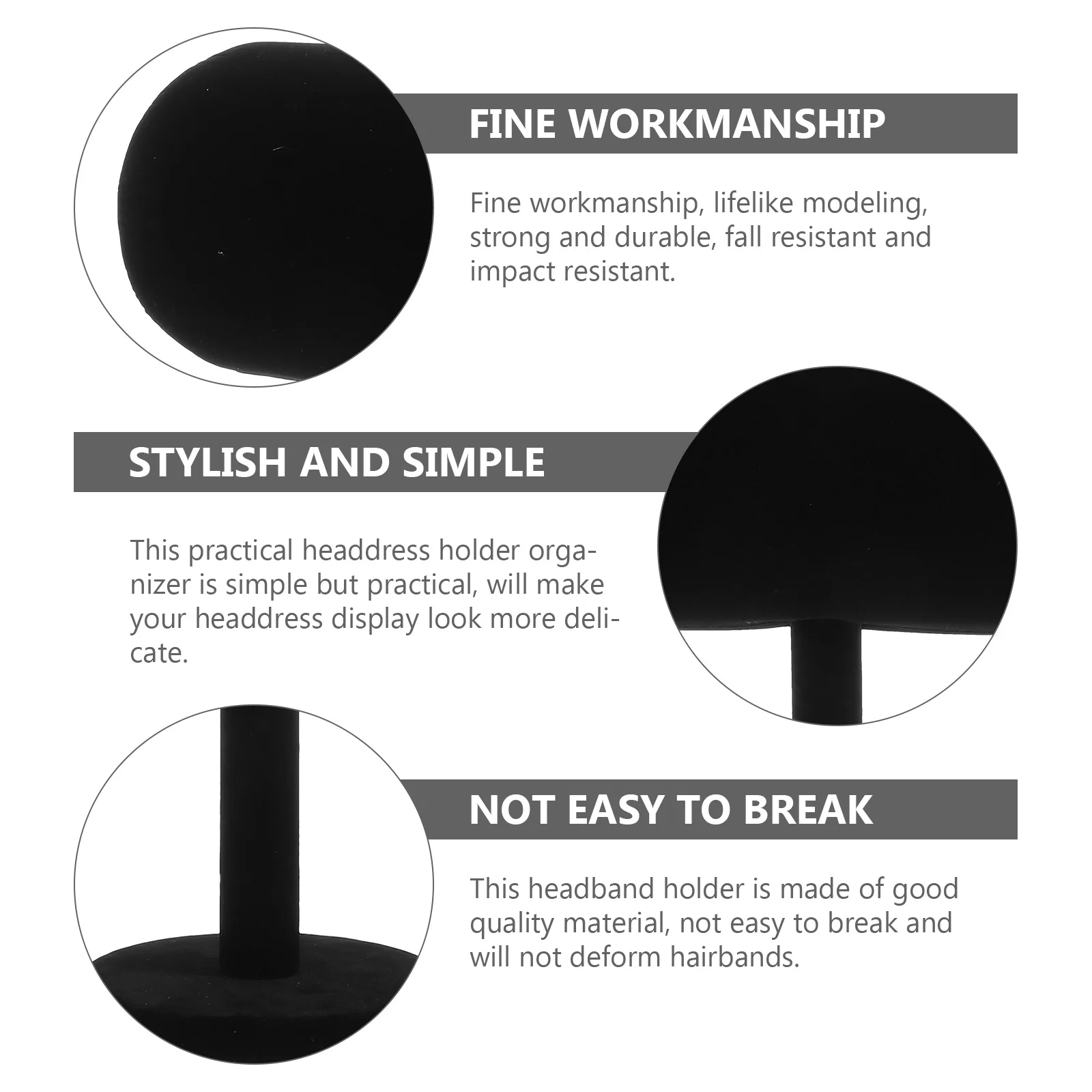 

Hairband Storage Rack Practical Headband Holder Display Shelf Organizer for Home Shop Use Hair Hoops Hair Hoops Frame