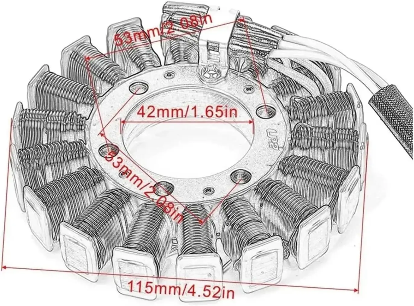 31120-MEL-D21 الملف الثابت مناسب لـ CBR1000RR 1000RR 2004-2007 OEM: 31100-MEL-305