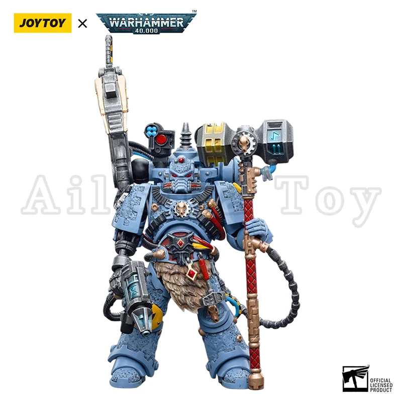 JOYTOY 1/18 Action Figure 40K Space Wolves Iron Priest Jorin Fellhammer Anime Collection Military Model