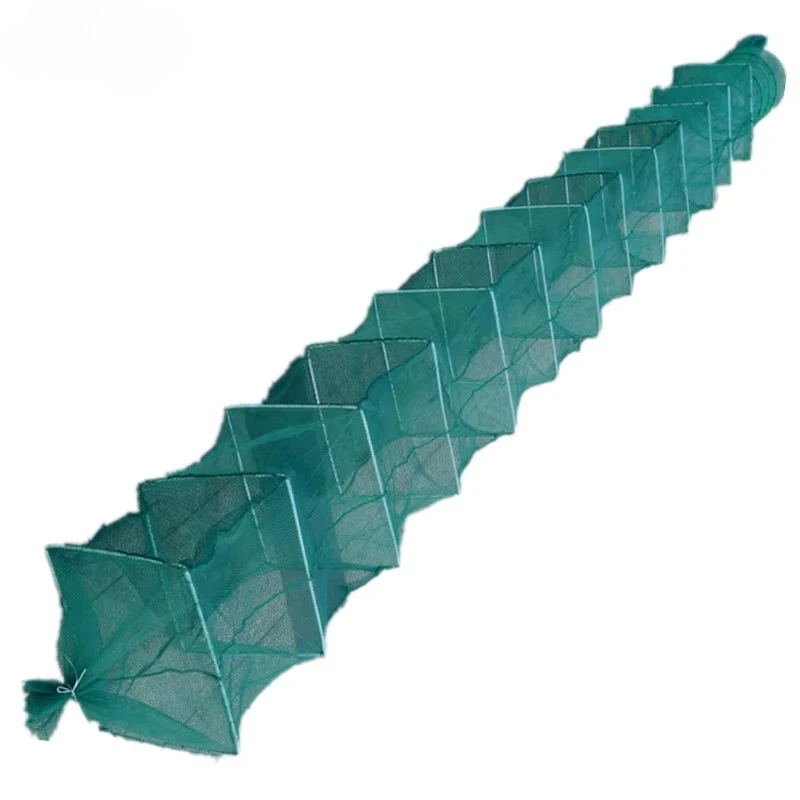 length5m 17 section fishing net new fishing net ground cage chinaotes outdoor pesca p fishing network fish trap rode Shrimp cage