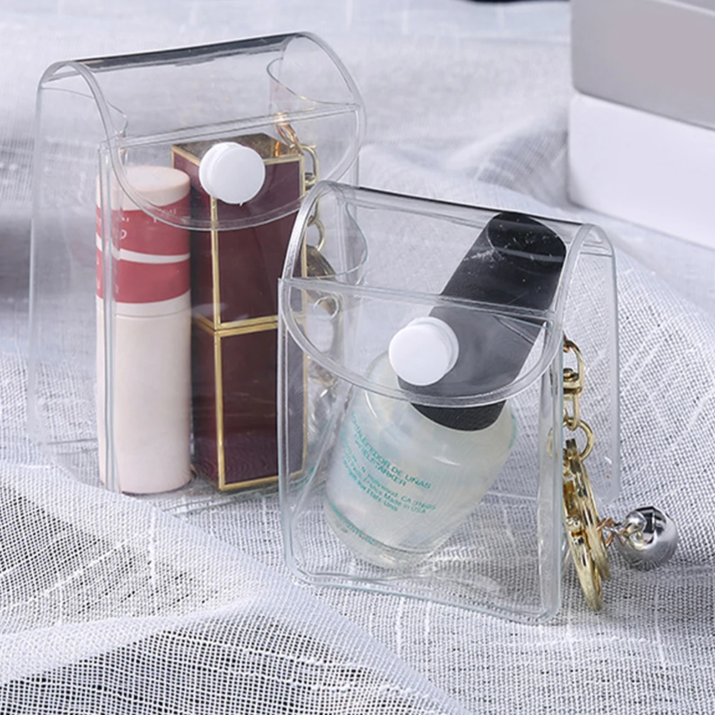 

6 Pcs Hanging Bag Clear Figure Bags Figurine Holder Transparent Display Storage Box