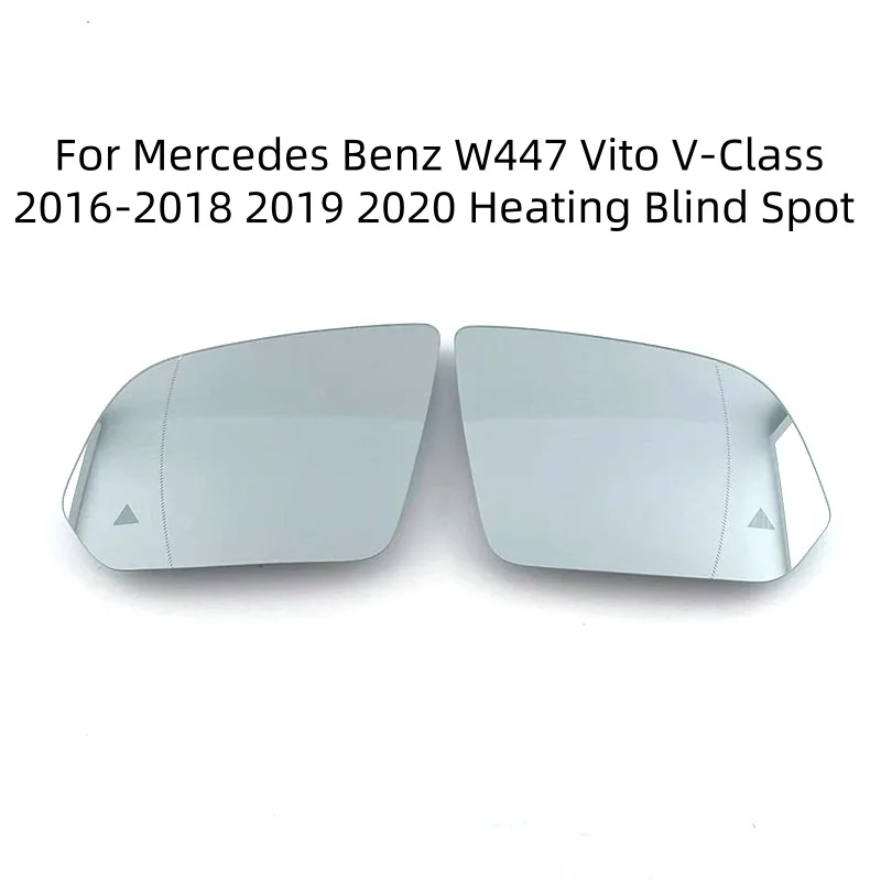 Heating Blind Spot Assist Lens Reverse Mirror Rear View Mirror For Mercedes Benz W447 Vito V-Class 2016-2018 2019 2020