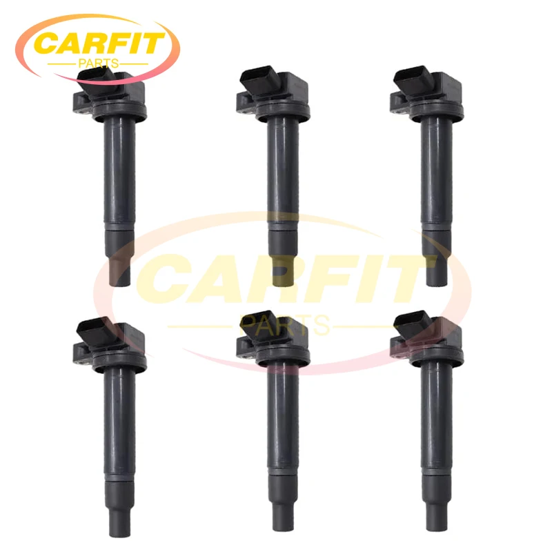 

6Pcs 90919-02230 9091902230 Ignition Coils For Toyota 4Runner Land Cruiser Sequoia Tundra Lexus GS430 GX470 LS430 LX470 SC430