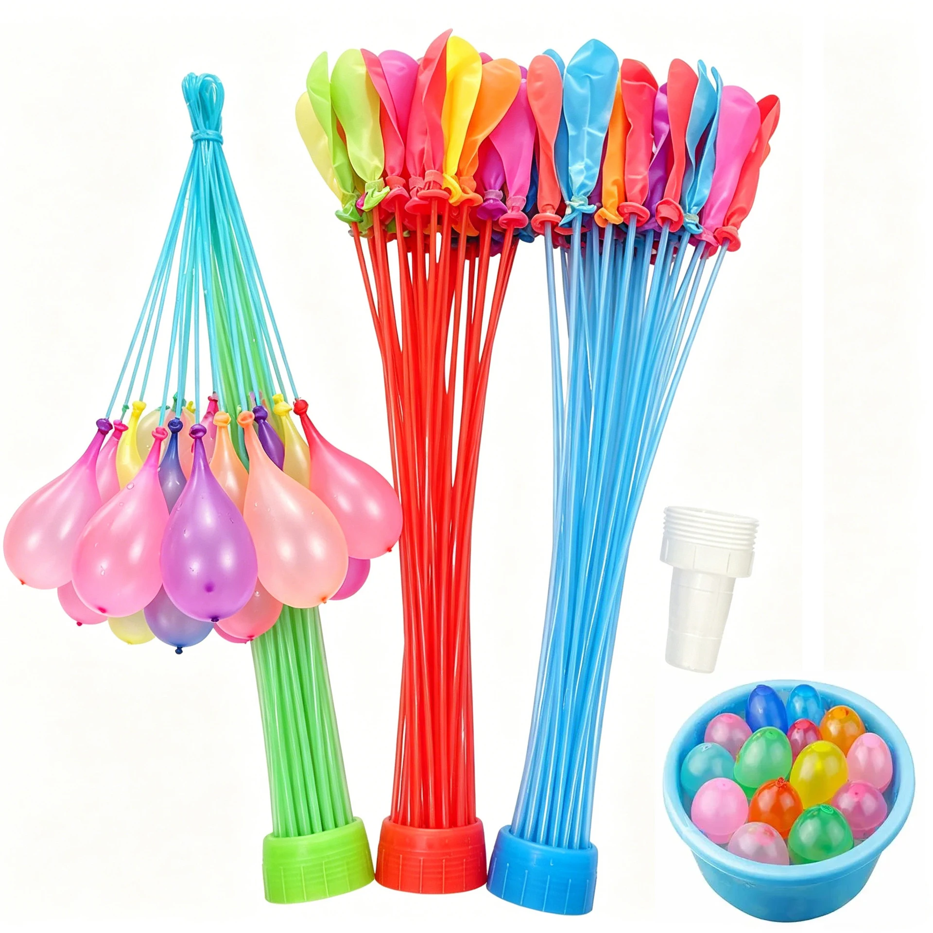111 Stück Schnellfüll-Wasserbomben Selbstversiegelnd Lustige Sommer-Unterhaltung Outdoor-Wasserbomben Strand-Wasserparty-Zubehör