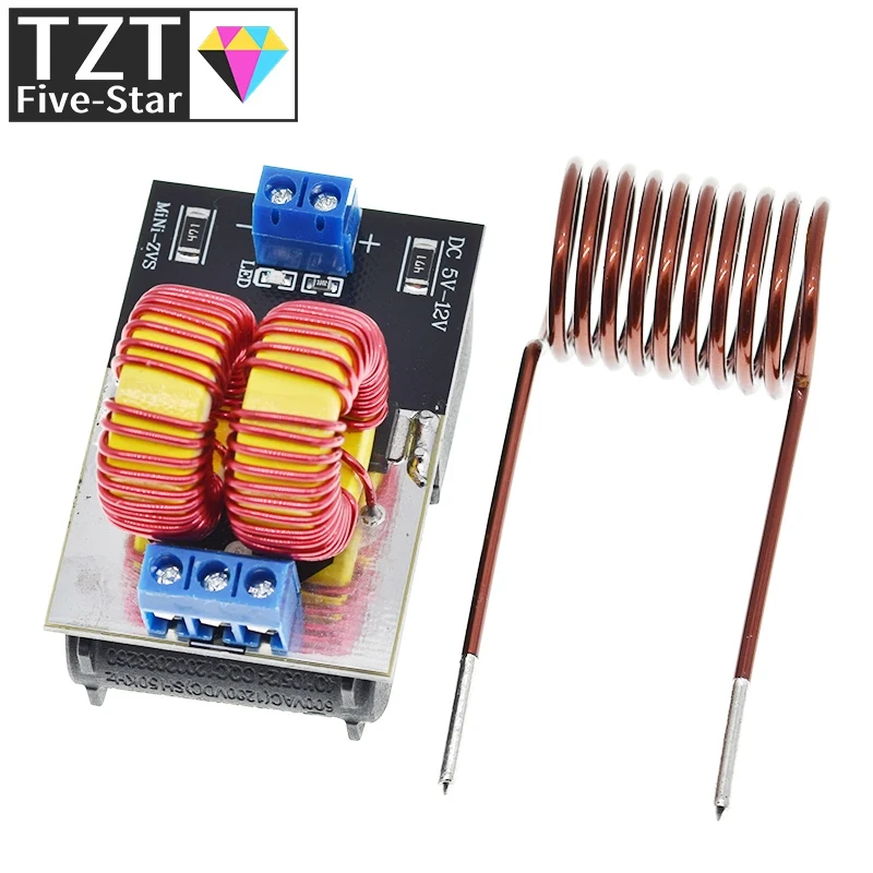 DC 5-12V Mini ZVS Low Voltage Induction Heating Power Supply Module Induction Heating board for induction Heating with Coil