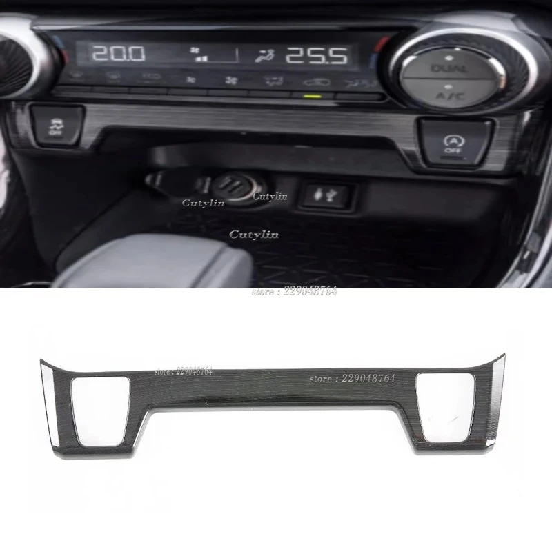For Toyota RAV4 RAV 4 XA50 2019 2020 2021 2022 2023 ABS Black Wiredrawing Accessories Car Gear Shift Panel Frame Cover Trim