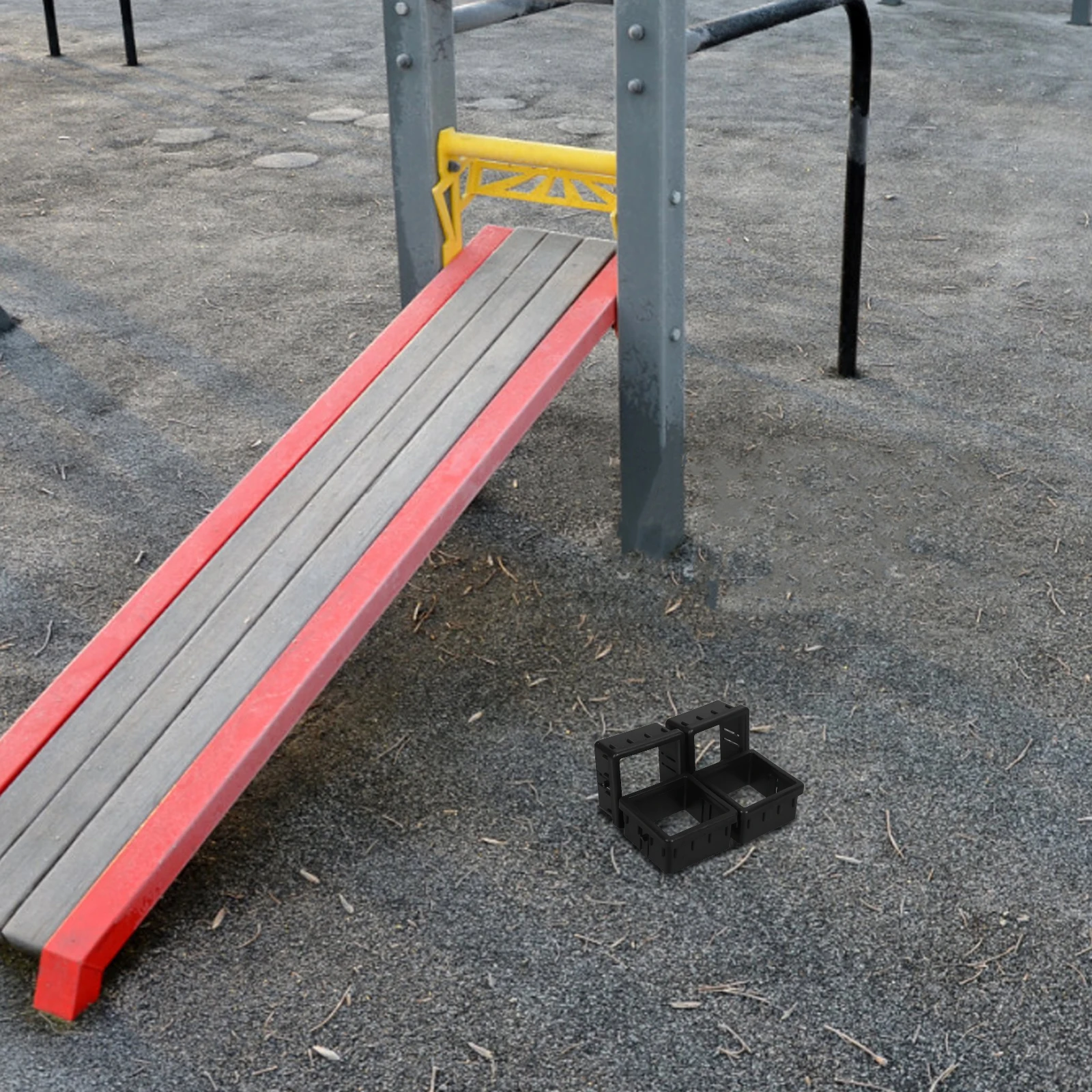 

4 pcs Hollow Square Tube Sleeve For Fitness Equipment Lightweight Durable Pp Pa Material Easy Install No Wobble Secure Fit